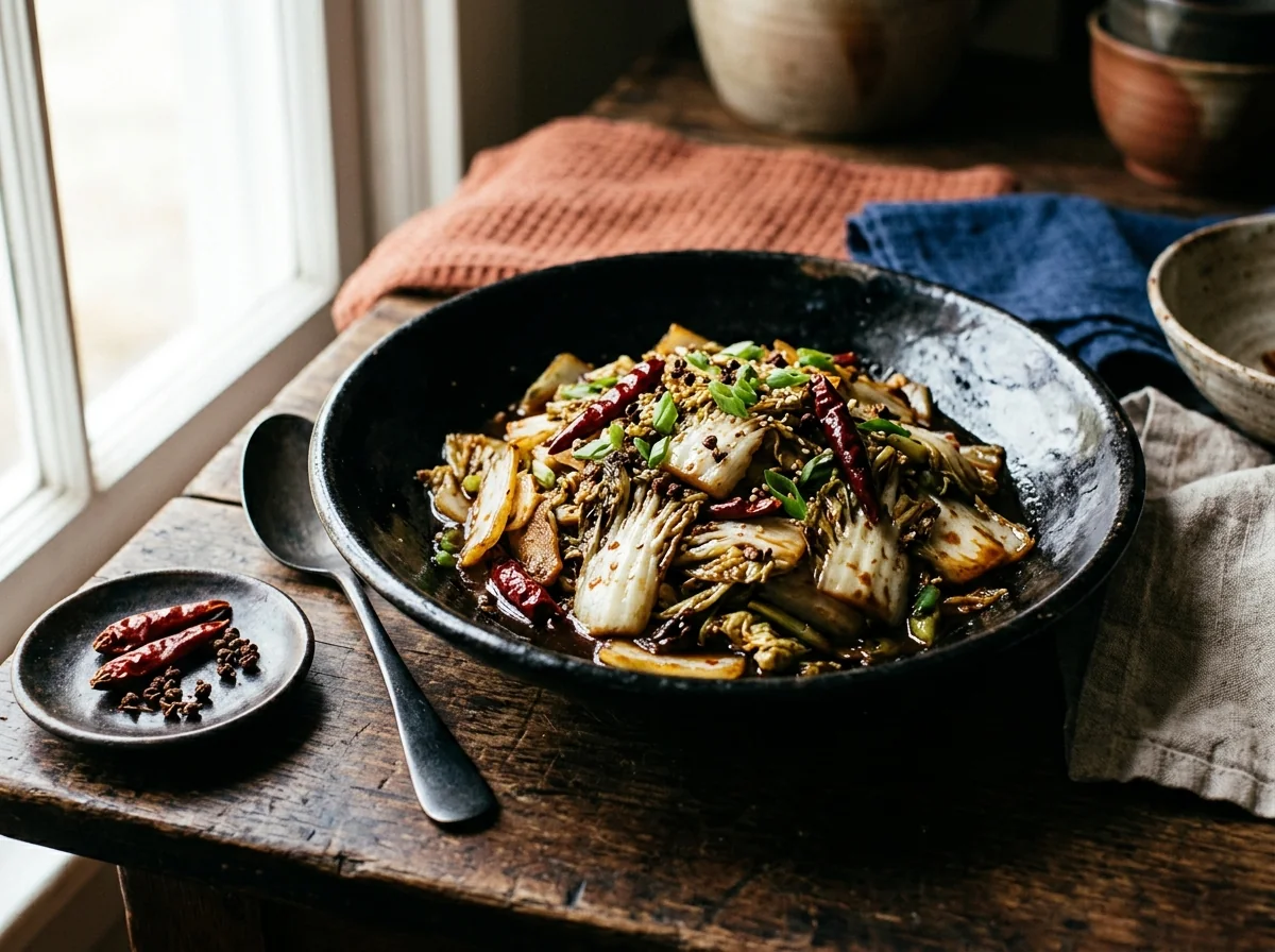 Sauer-scharfer Chinakohl Hero