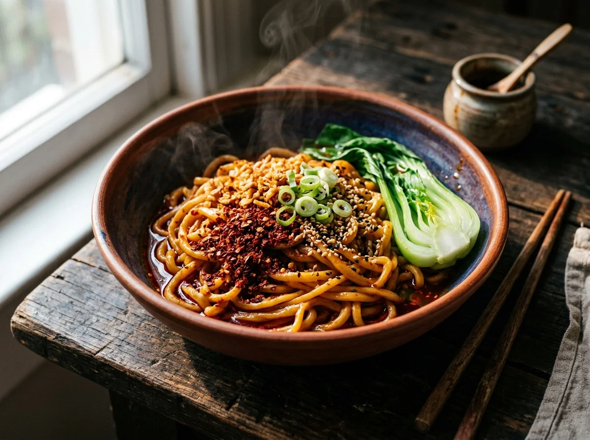 Chiliöl-Nudeln Hero